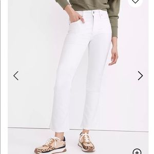 Cali Demi-Boot Jeans in Pure White (28 TALL)